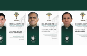 NOMBRAMIENTOS DE MAESTROS DE CELEBRACIONES LITÚRGICAS DIOCESANAS Nombramiento de Maestros de Celebraciones Litúrgicas Diocesanas