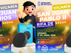 «Por amor al Rey, formamos servidores» Rifa de agradecimiento Colecta anual del Seminario