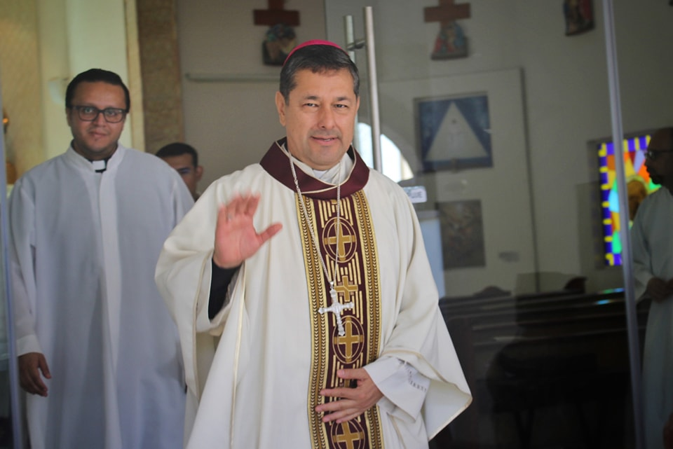 "Mons. Alfonso Gerardo Miranda Guardiola, Obispo de la Diócesis de Piedras Negras."