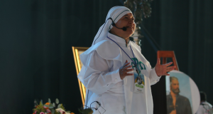 La misión comienza cuando dejamos de mirar de lejos y nos atrevemos a tocar la realidad: Hna. Bertha López en el XV CONAJUM Hna. Bertha López, misión juvenil, jóvenes misioneros, pastoral juvenil, Iglesia en México, evangelización, Cristo Resucitado, San Luis Potosí.