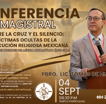 Tomás de Híjar abordará en Saltillo a las víctimas ocultas de la persecución religiosa en México Tomás de Híjar hablará en Saltillo sobre la persecución religiosa en México