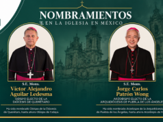 León XIV nombra nuevos pastores para Puebla y Querétaro Mons. Jorge Carlos Patrón Wong sucede a Mons. Víctor Sánchez Espinosa en la Arquidiócesis de Puebla de los Ángeles, mientras que Mons. Víctor Alejandro Aguilar Ledesma sucede a Mons. Fidencio López Plaza al frente de la Diócesis de Querétaro.