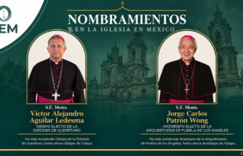 León XIV nombra nuevos pastores para Puebla y Querétaro Mons. Jorge Carlos Patrón Wong sucede a Mons. Víctor Sánchez Espinosa en la Arquidiócesis de Puebla de los Ángeles, mientras que Mons. Víctor Alejandro Aguilar Ledesma sucede a Mons. Fidencio López Plaza al frente de la Diócesis de Querétaro.