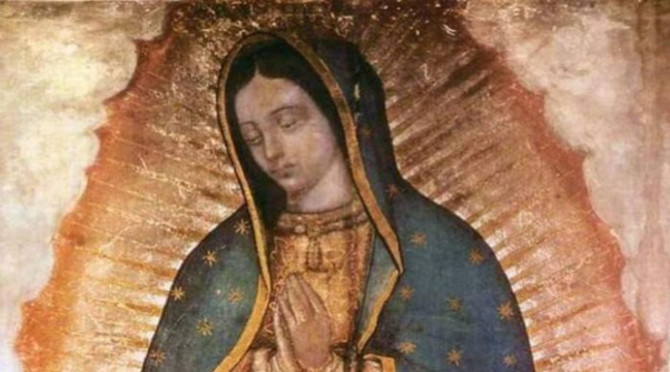Tilma peregrina la Tilma bendita, que fue entregada a cada obispo de México